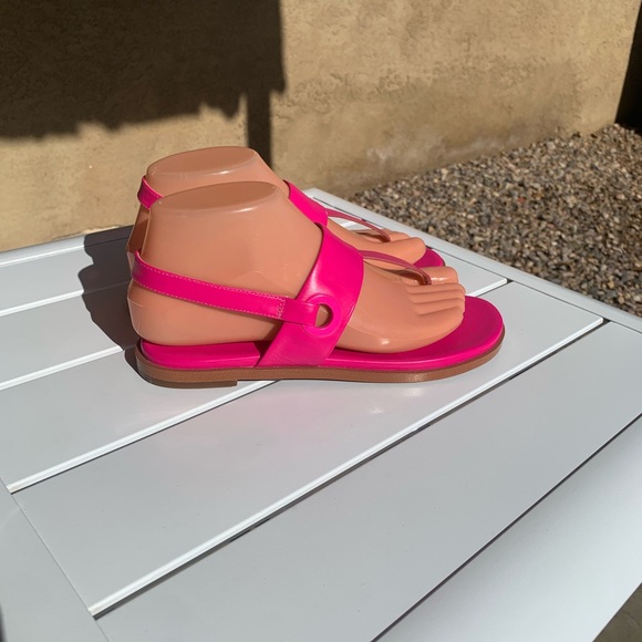 New Cole Hann Grandseries hot pink leather sandals size 6B - Picture 2 of 16